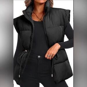 ELLEVEN Womens Oversized Puffer Vest